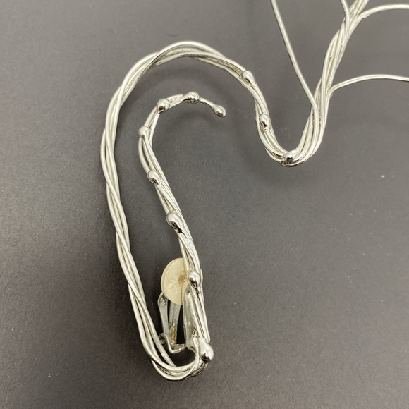 ELVEN EAR GEAR PEARL WING ELABORATE EARRING CULTURED PEARLS & SILVER RIGHT EAR! - Picture 10 of 14